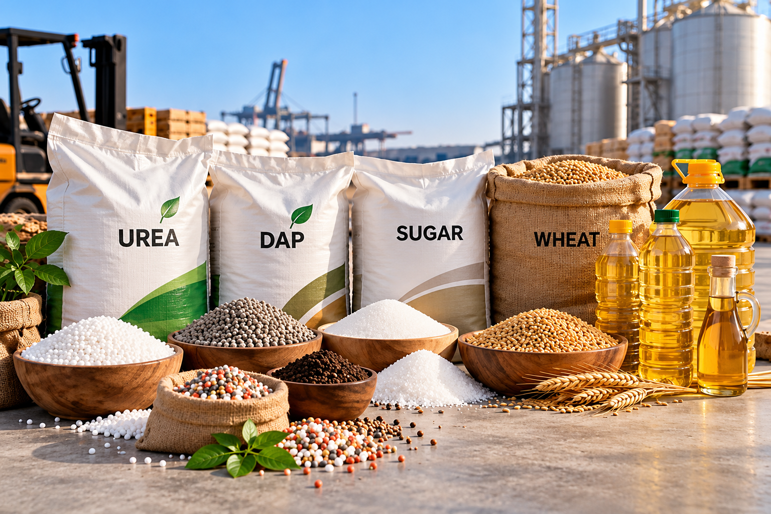 Industrial Commodities Still Life at Port